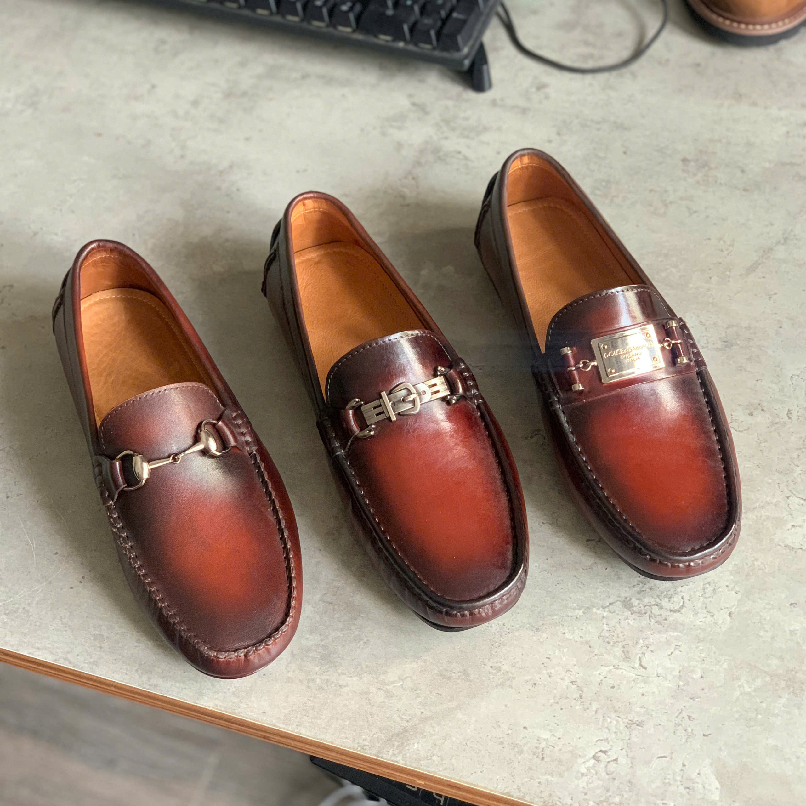 1 GIÀY LƯỜI HORSEBIT LOAFER - ĐÁNH MÀU
