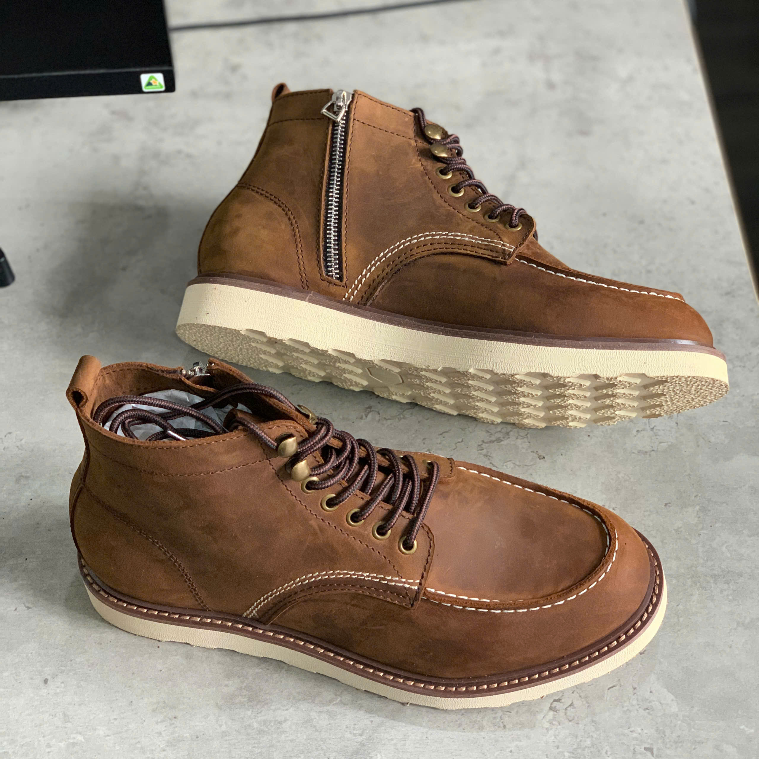 2 GIÀY BOOT CC MOCTOE - KHÓA ZIP