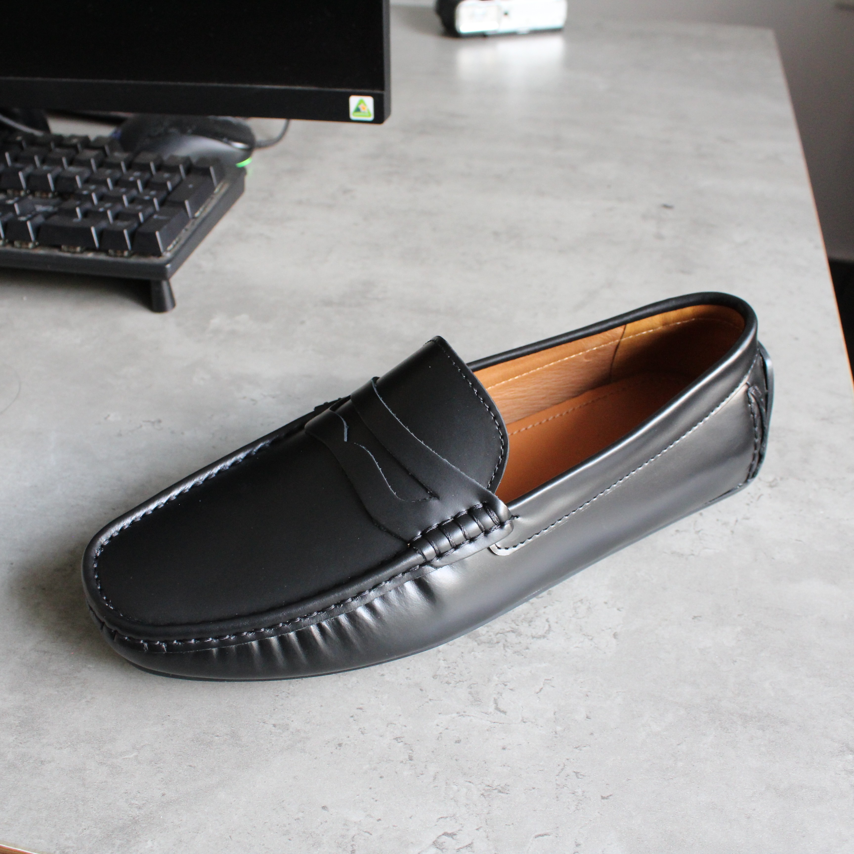 IMG_6073 GIÀY LƯỜI LOAFER GM03 - DA PÓC