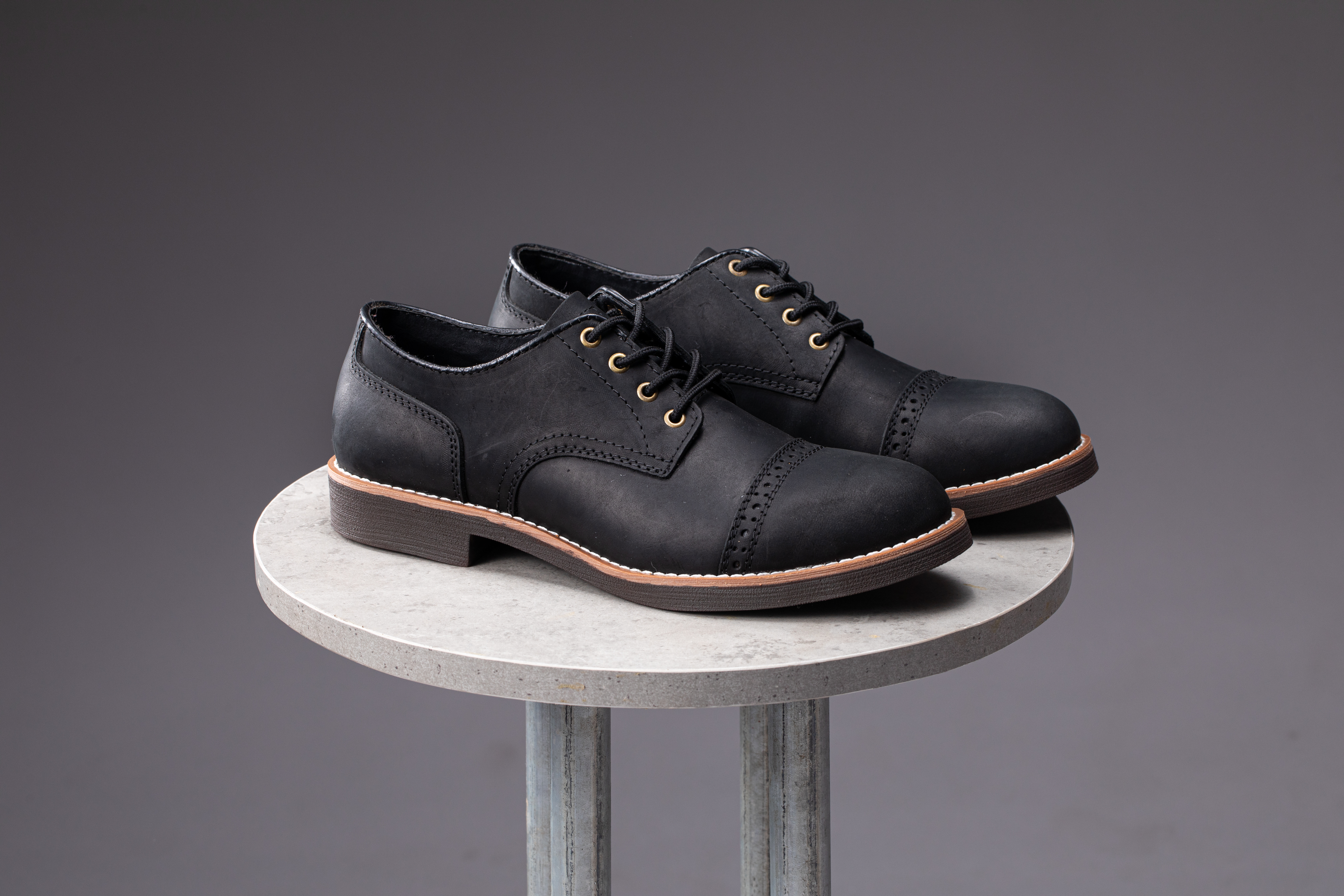 OXFORD 2.0 COMMANDO ĐEN SÁP GIÀY BOOT CT OXFORD 2.0