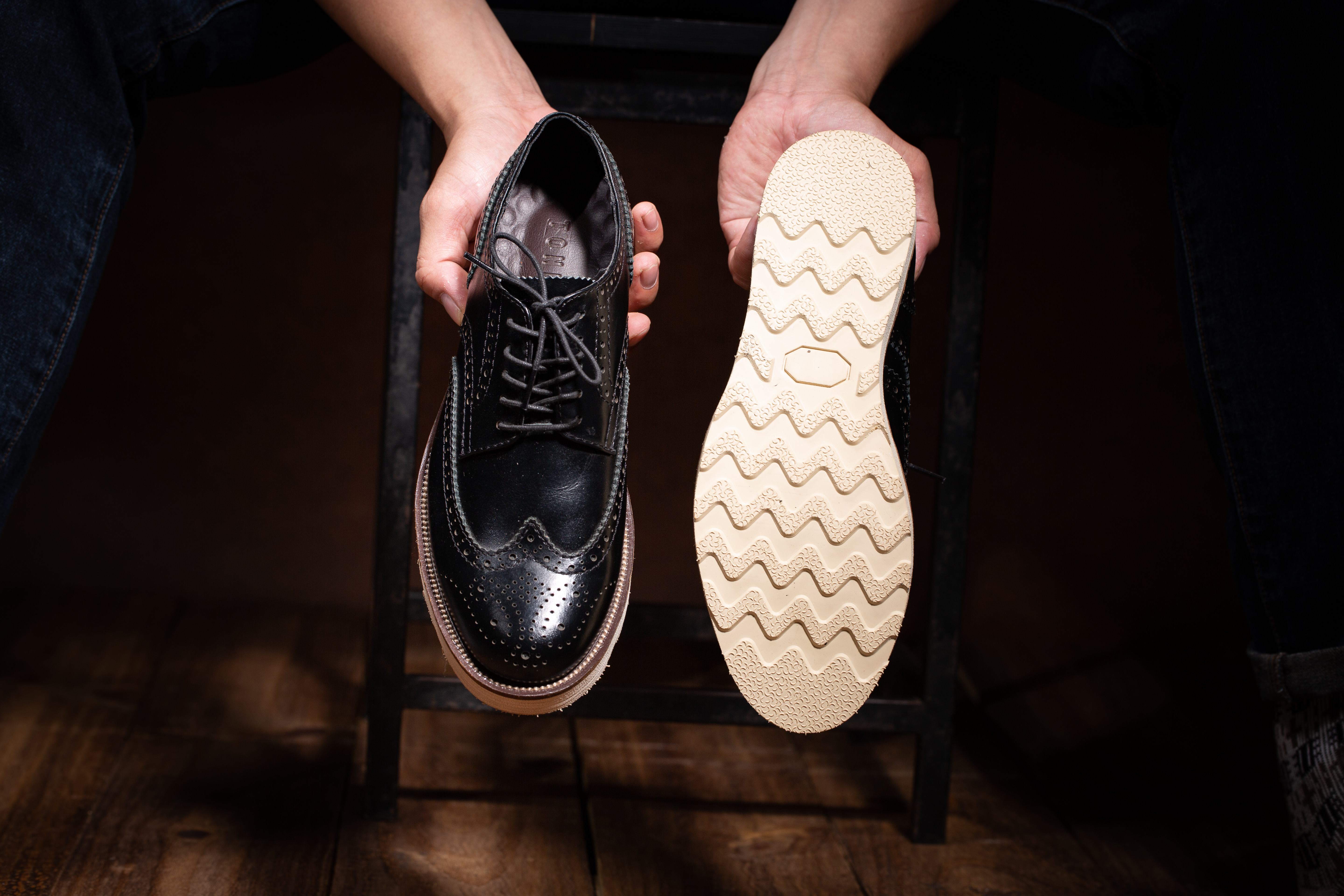 S88_006670 GIÀY BOOT CT WINGTIP