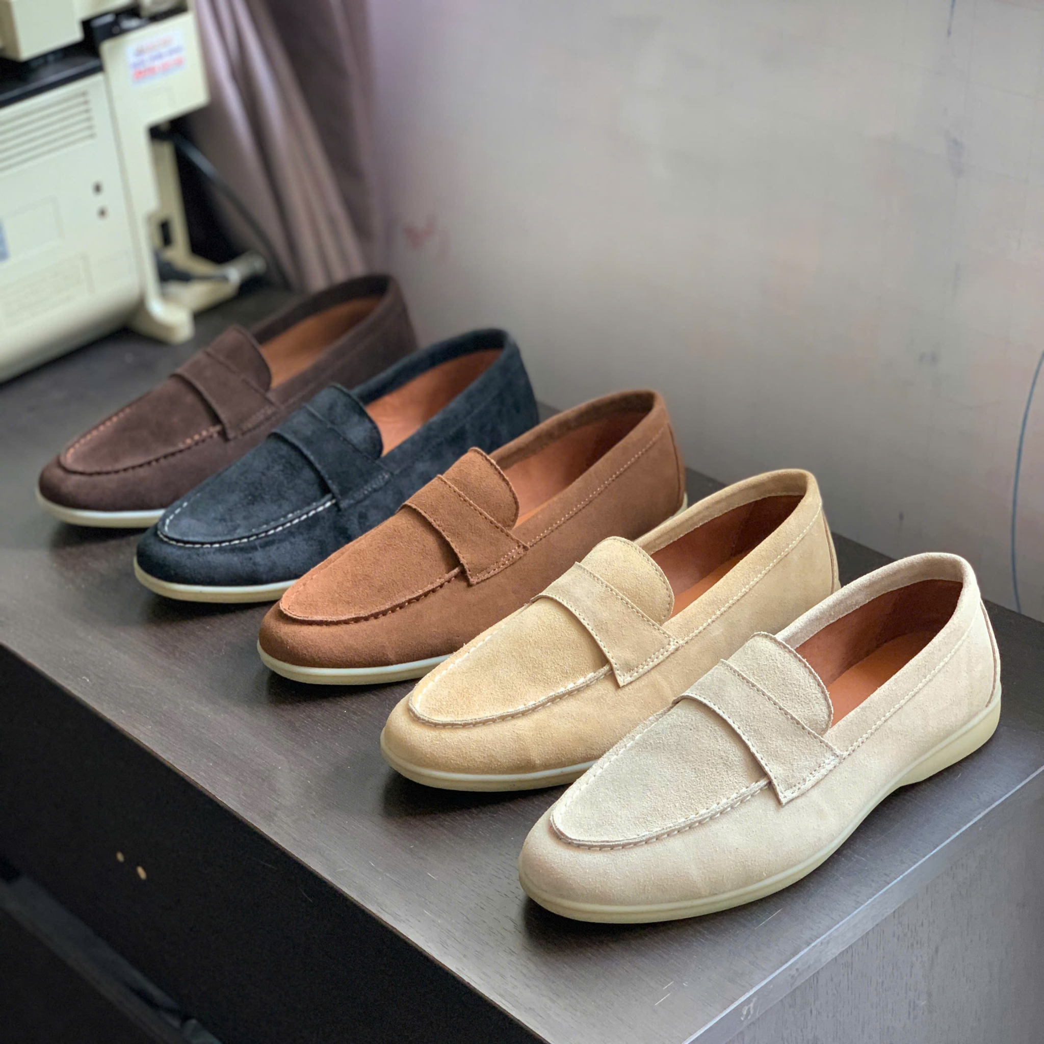a tổng hợp (2.1) GIÀY LOAFER DA LỘN - ĐẾ TPR