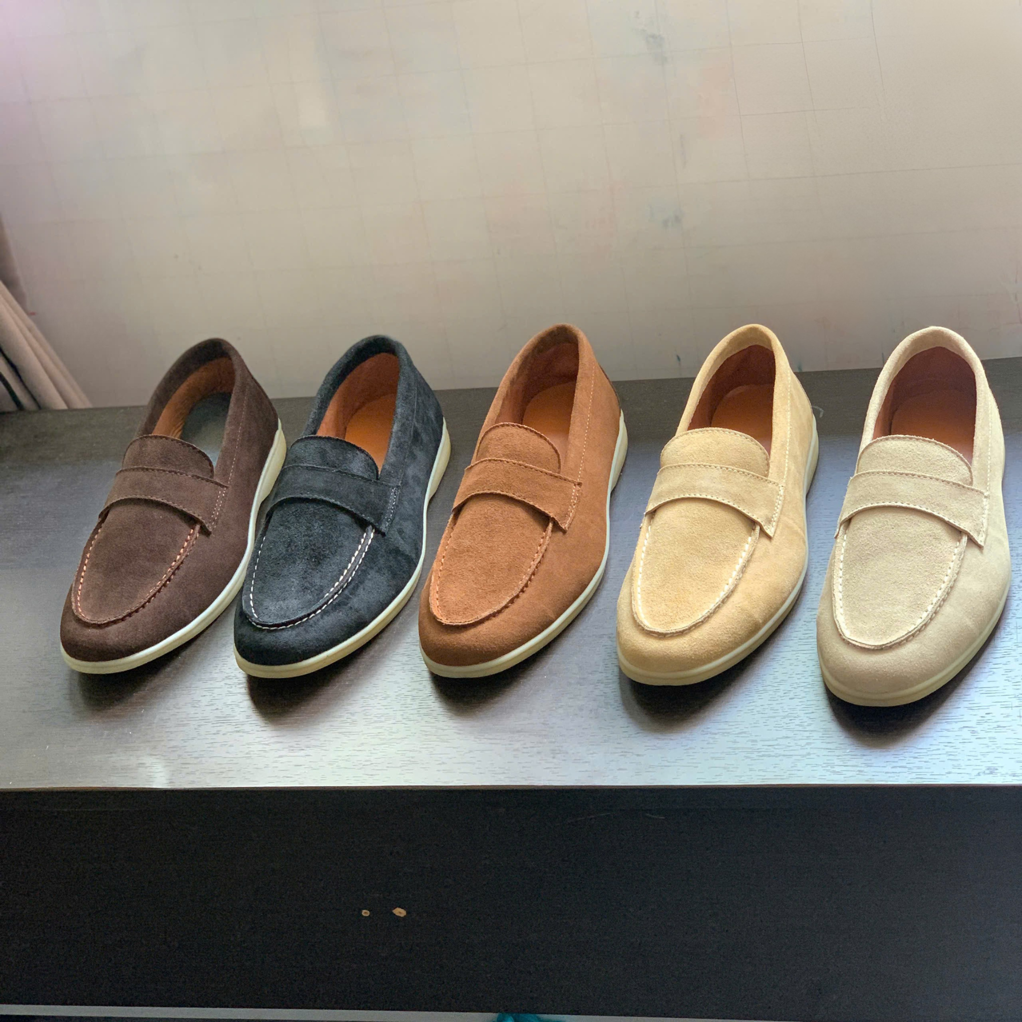 GIÀY LOAFER DA LỘN - ĐẾ TPR
