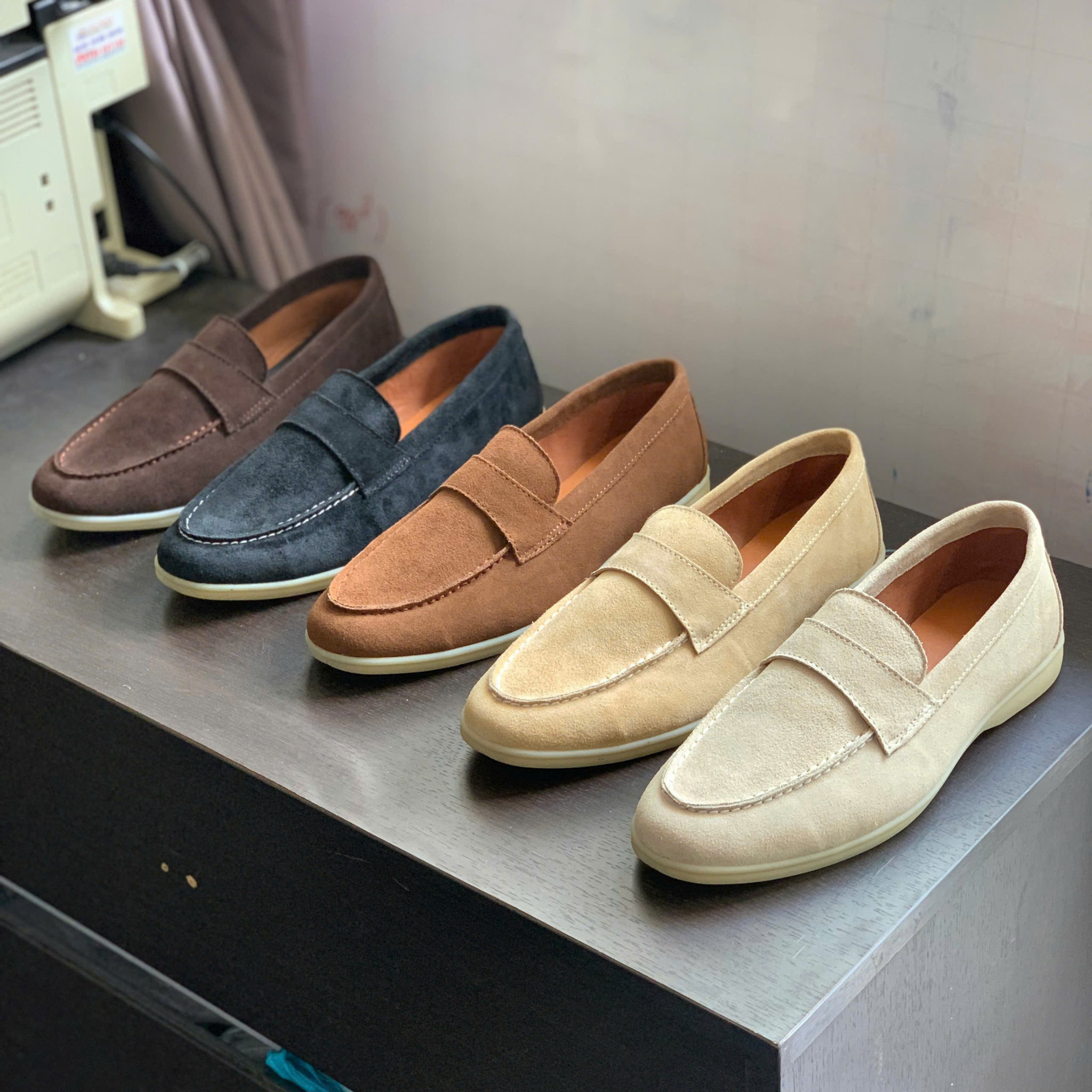 a tổng hợp (2.4) GIÀY LOAFER DA LỘN - ĐẾ TPR