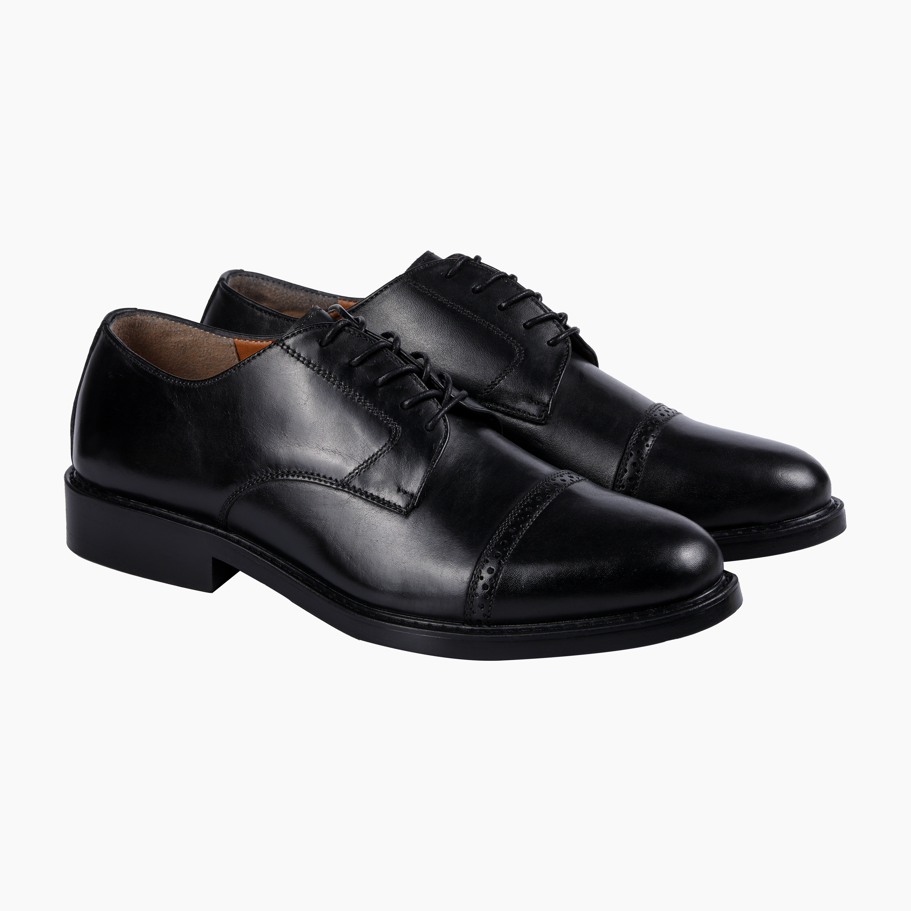 captoe đen (1) GIÀY TÂY DERBY CAPTOE GT03