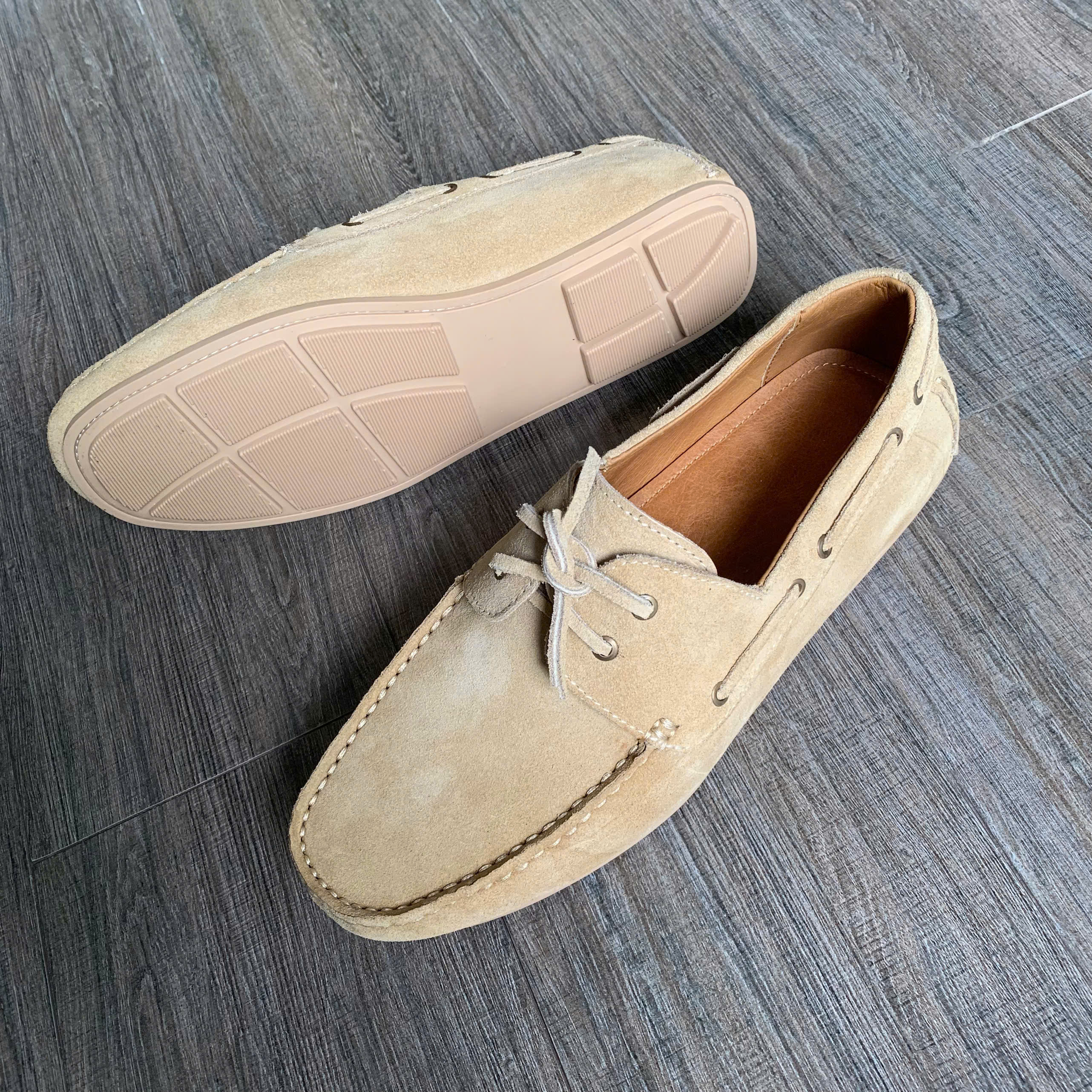 GIÀY BOAT BS01 - DA LỘN
