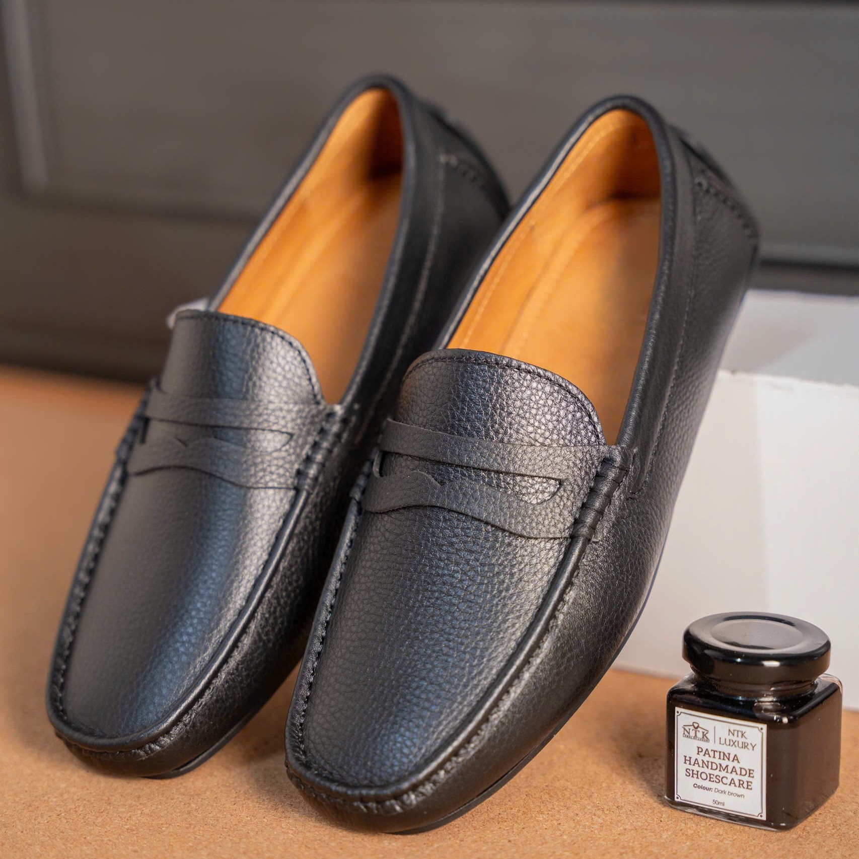 GIÀY LƯỜI LOAFER GM03 - DA VÂN