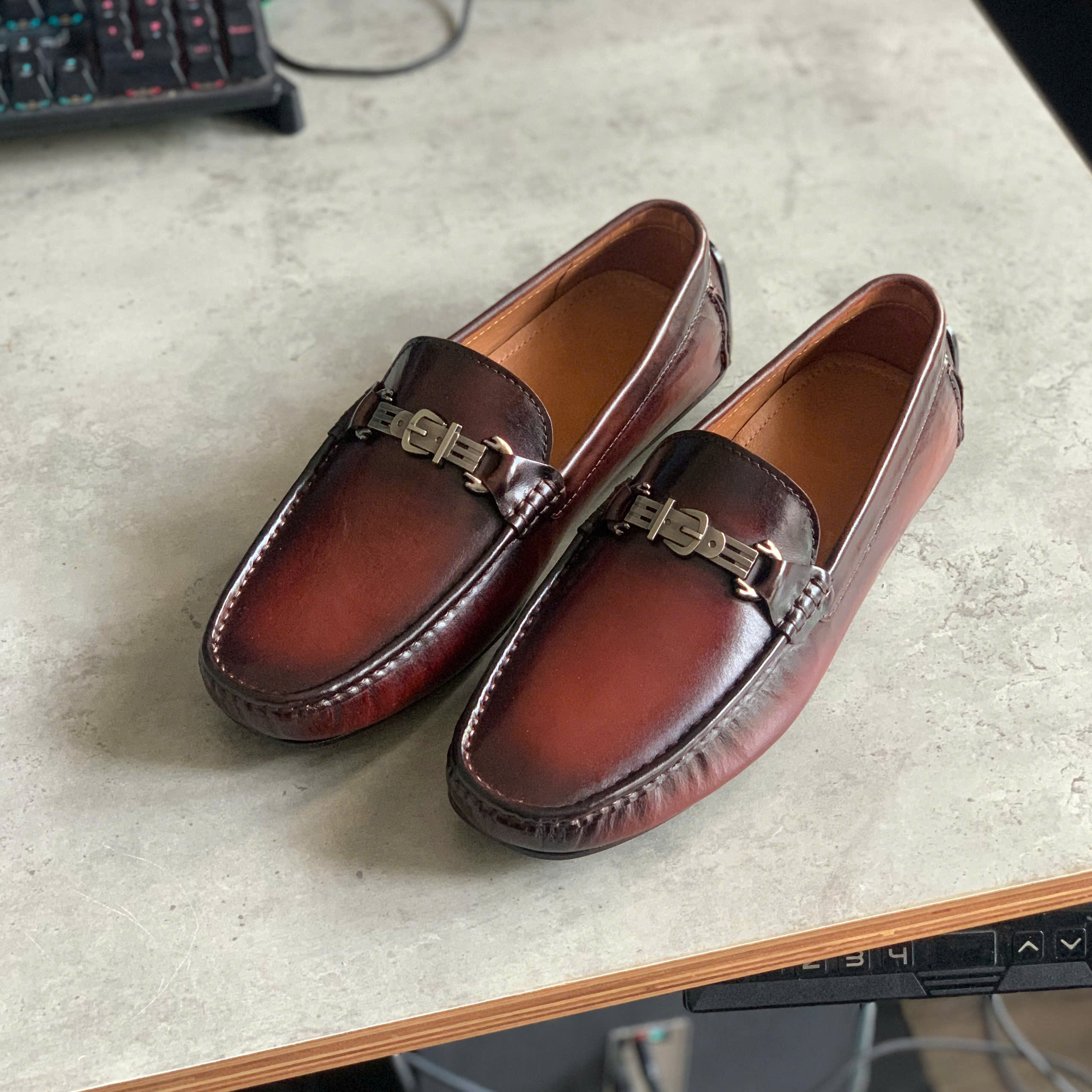 khóa nhỏ (1) GIÀY LƯỜI HORSEBIT LOAFER - ĐÁNH MÀU