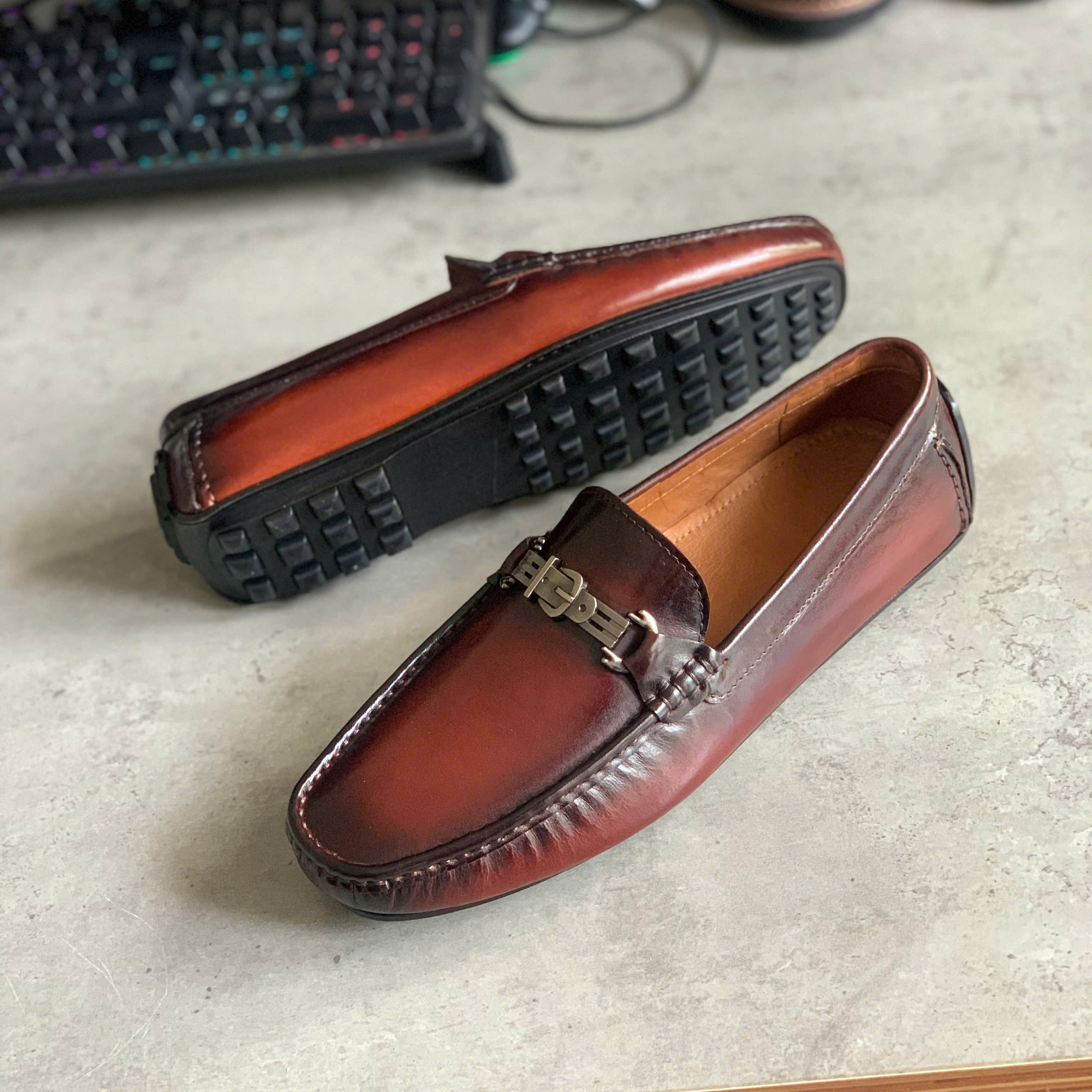 khóa nhỏ (2) GIÀY LƯỜI HORSEBIT LOAFER - ĐÁNH MÀU