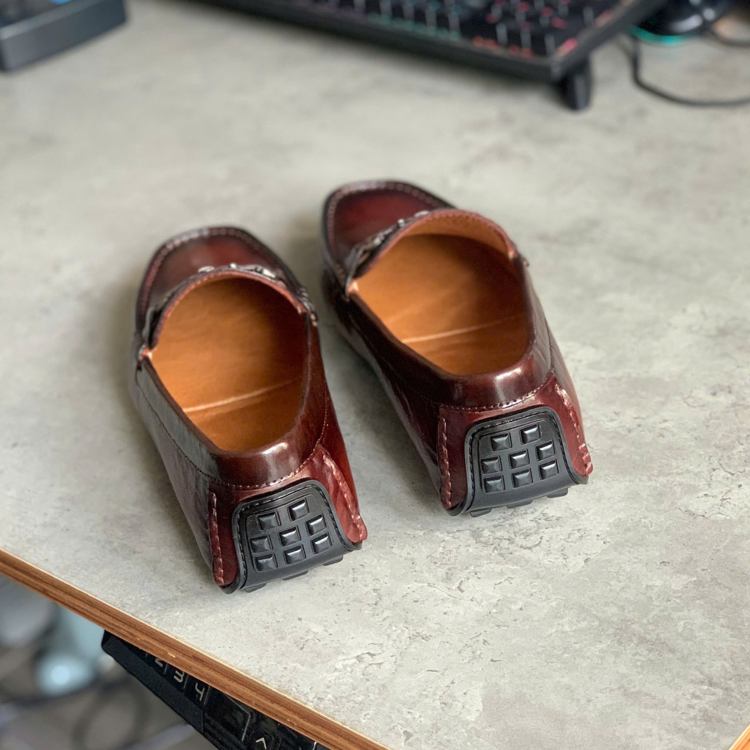 khóa nhỏ (4) GIÀY LƯỜI HORSEBIT LOAFER - ĐÁNH MÀU