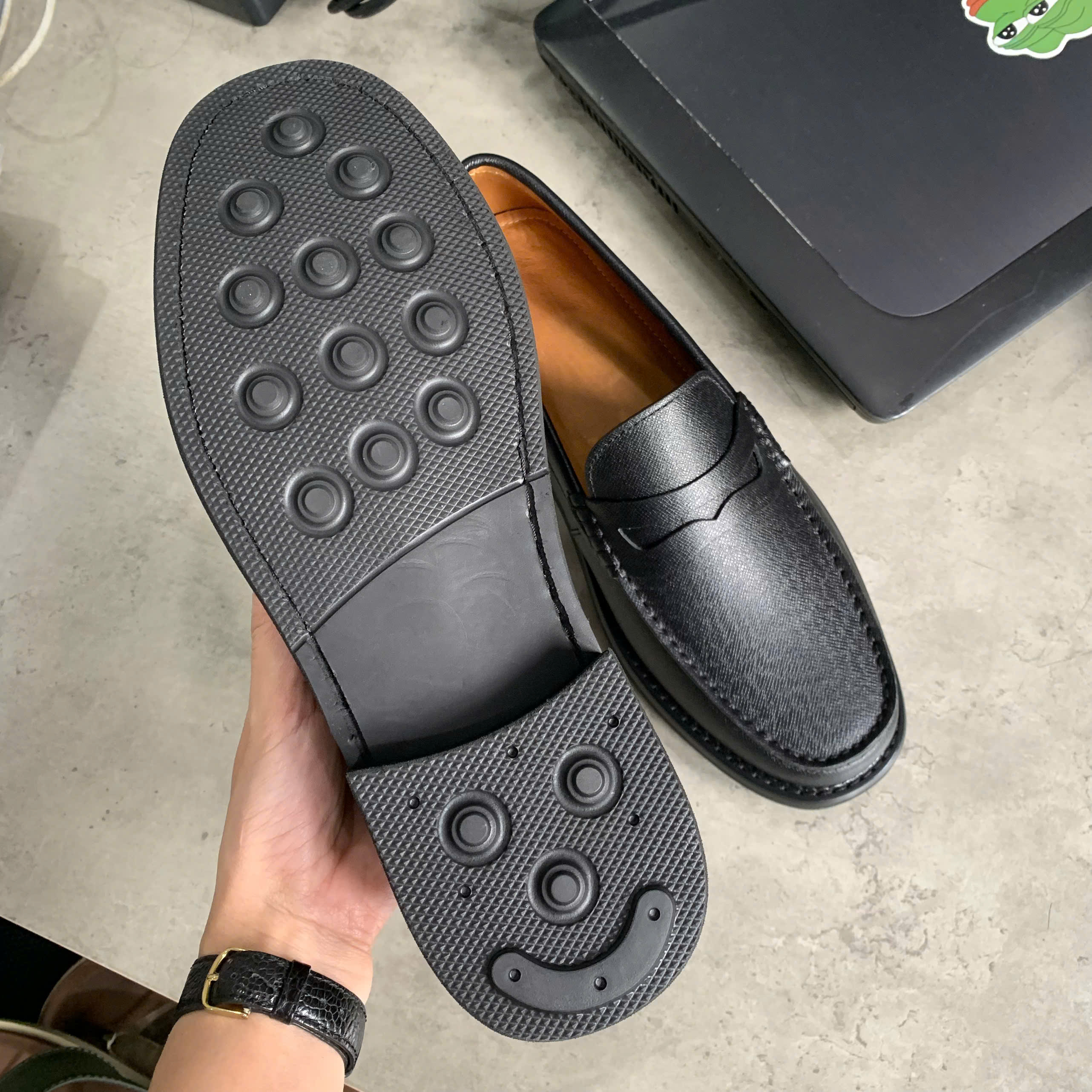 z6710884933363_543917bbf2b5784f7a645ebb225ec99b GIÀY LƯỜI LOAFER GM11 - ĐẾ PHYLON