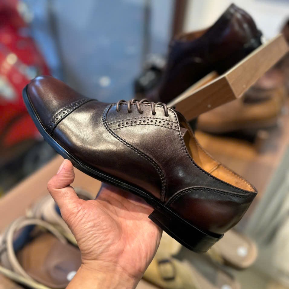 GIÀY TÂY OXFORD CAPTOE GT07 - ĐÁNH MÀU