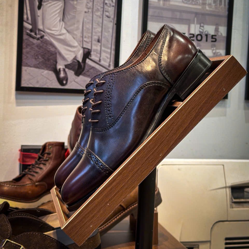 GIÀY TÂY OXFORD CAPTOE GT07 - ĐÁNH MÀU