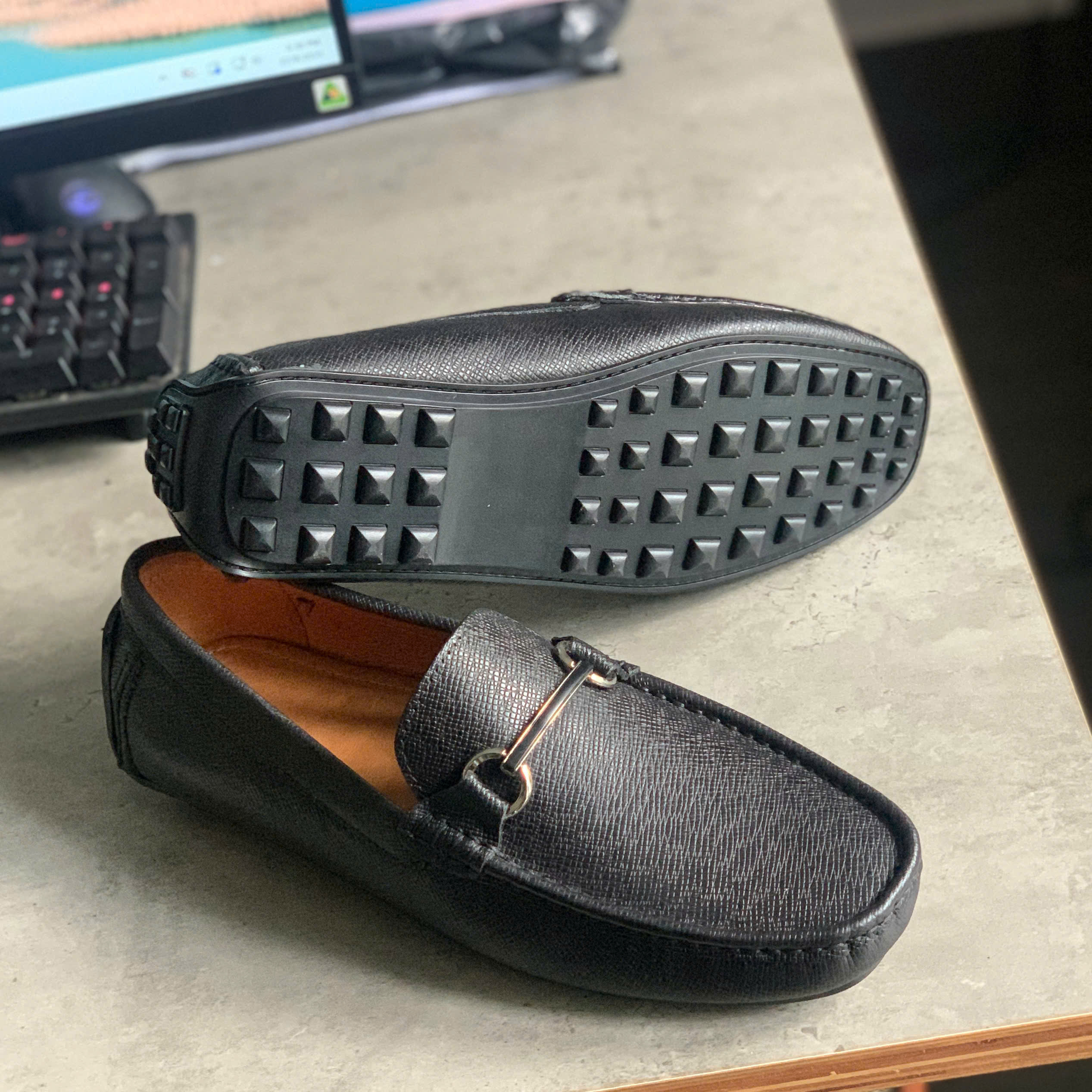 z7308667799111_e86af9cd3bc017484888d6c6b73d40cc GIÀY LƯỜI HORSEBIT LOAFER GM08