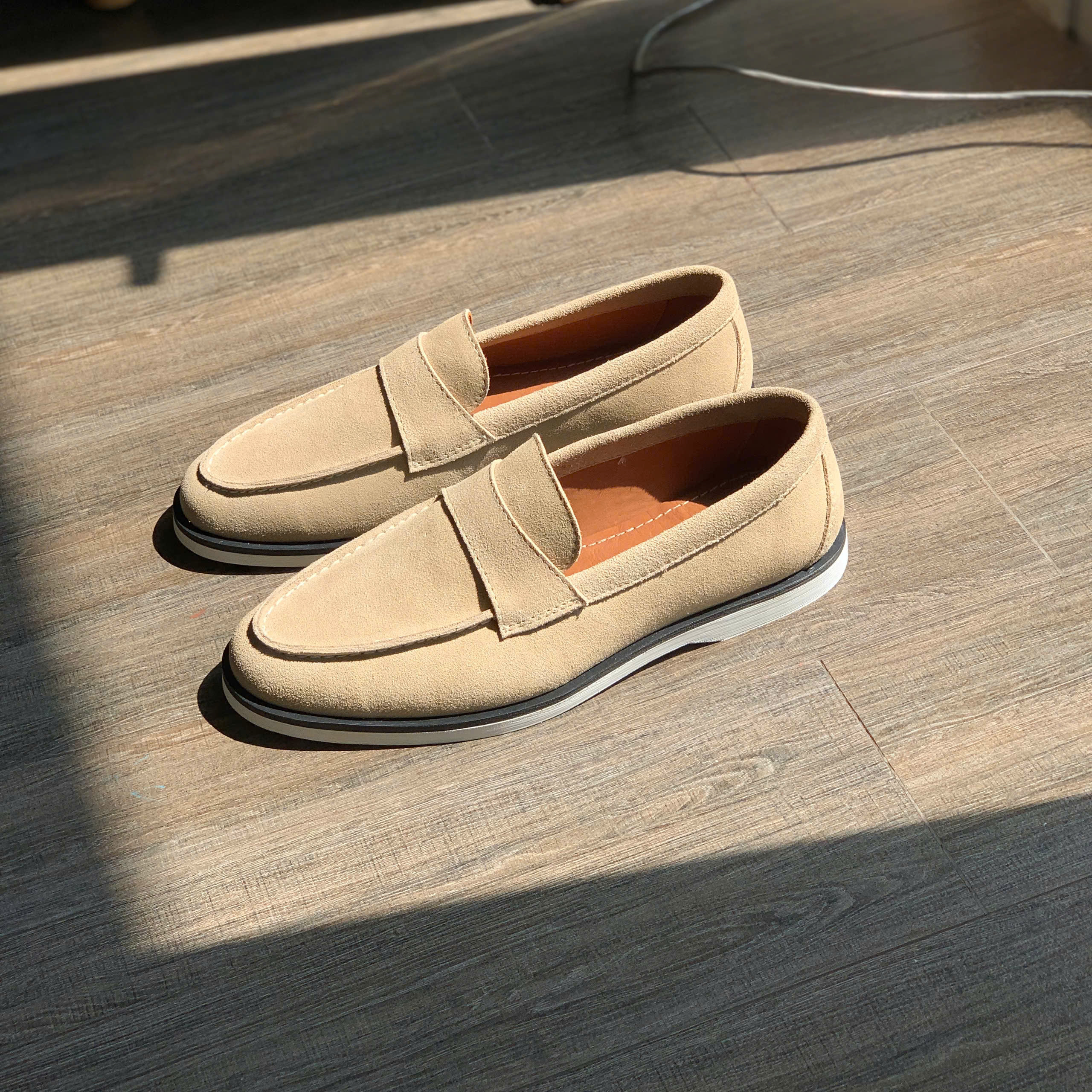 z7726974260212_1f40863922bf0caa33181f2bbda6f1a6 GIÀY LOAFER DA LỘN - ĐẾ CAO SU