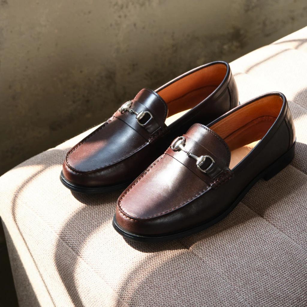GIÀY LƯỜI HORSEBIT LOAFER GM12 - ĐẾ PHÍP