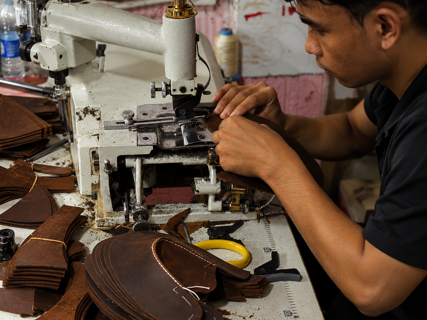 Quá trình sản xuất giày tại STEED